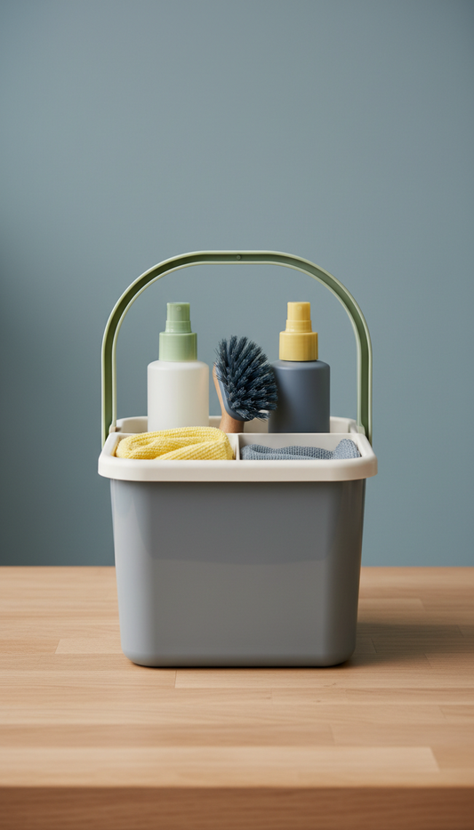 Caddy de rangement pour produits d'entretien